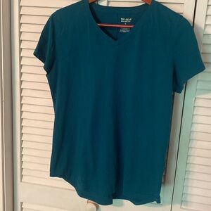Tek Gear ladies T-shirt in teal blue green size L